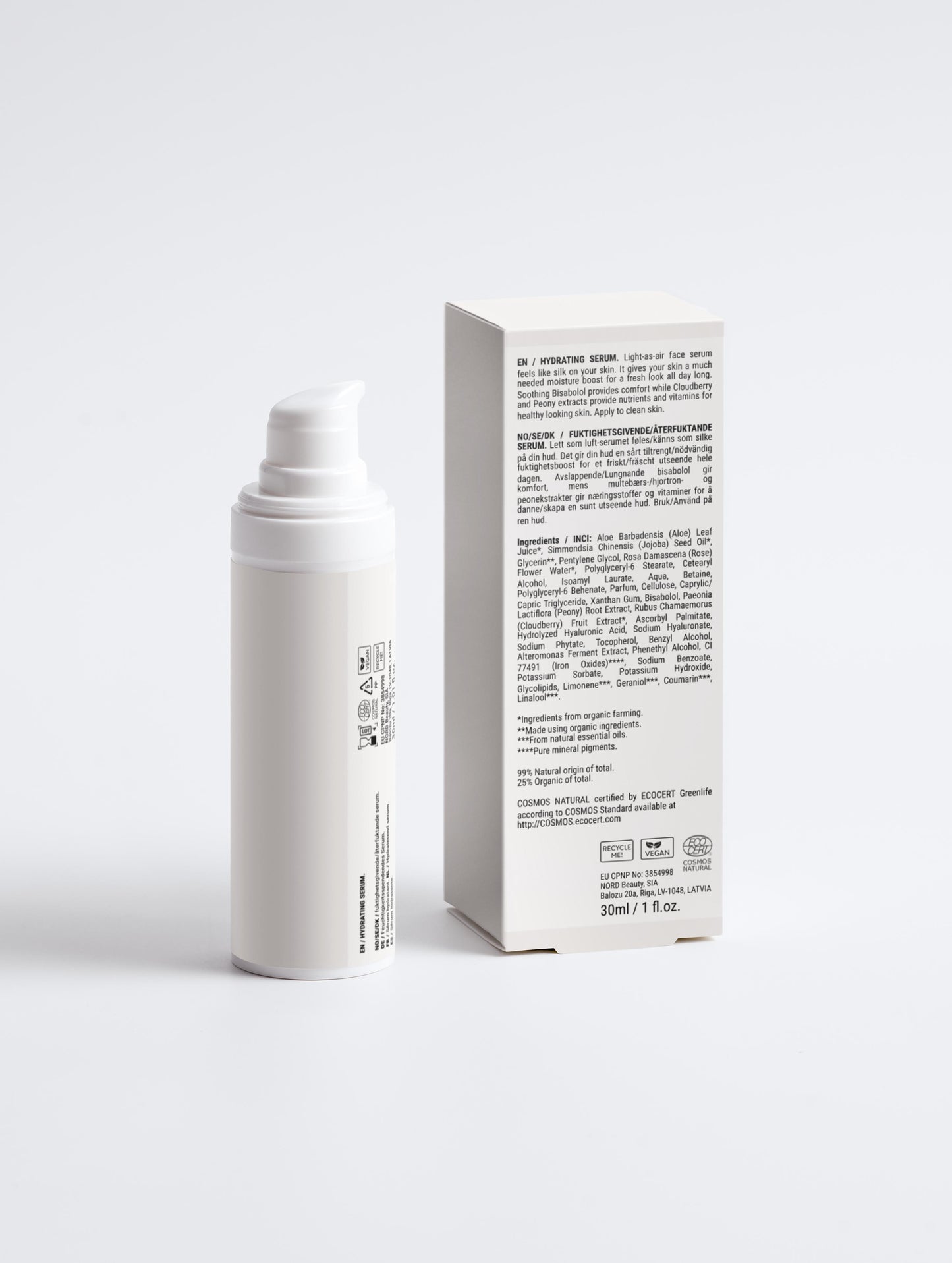 Le sérum hydratant à l'acide hyaluronique