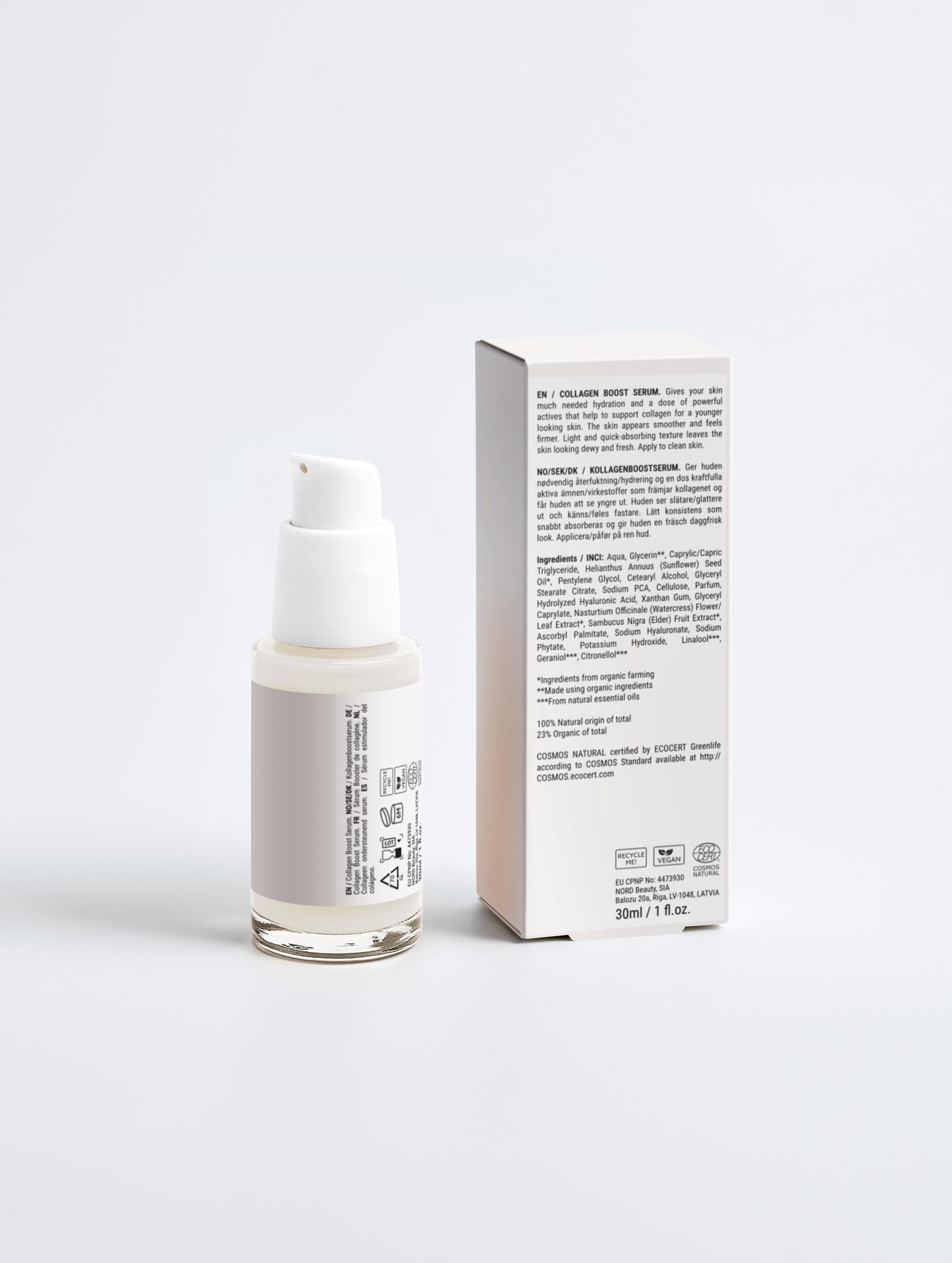 Le sérum booster de collagène
