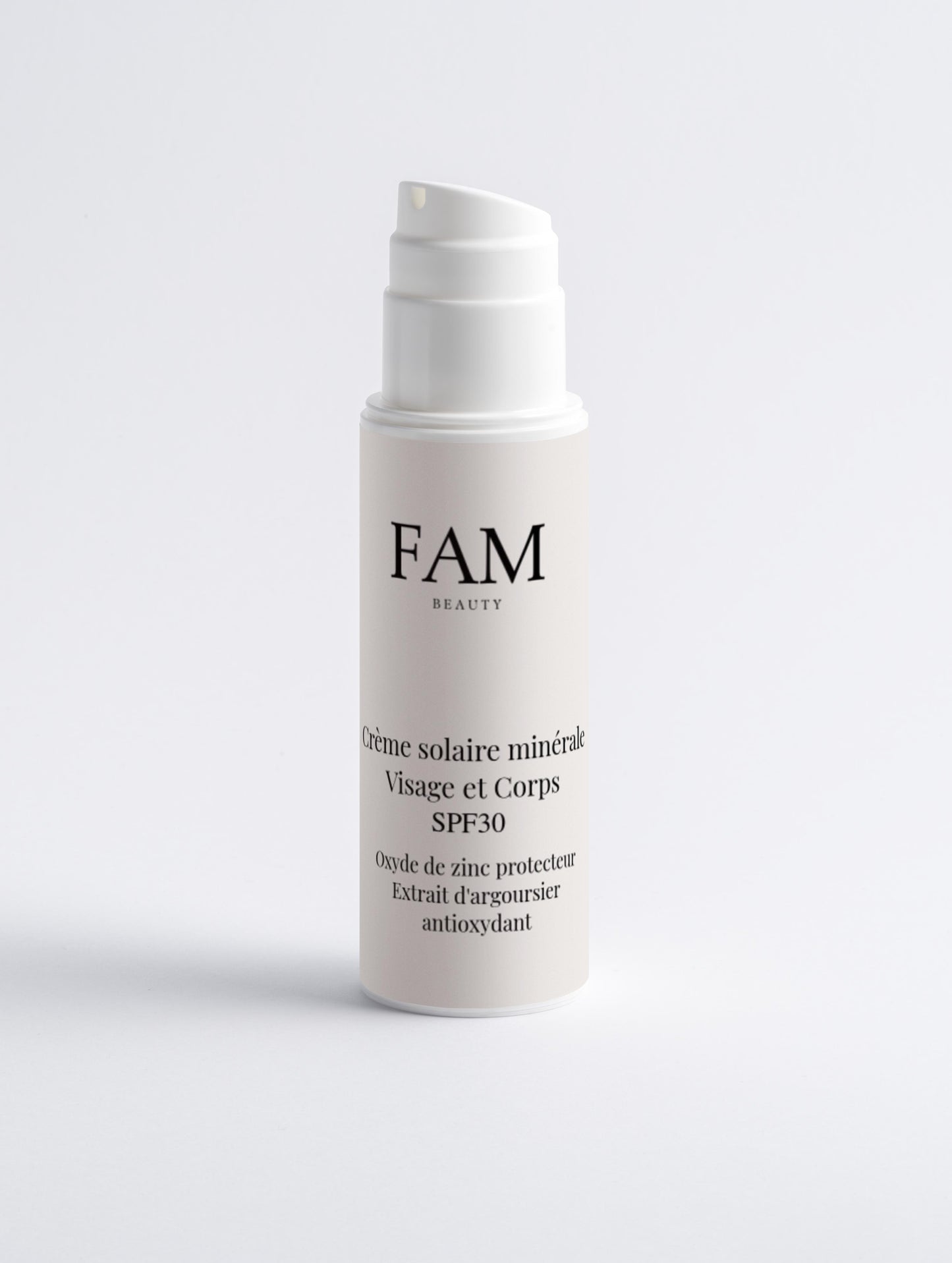 La crème solaire minérale SPF30