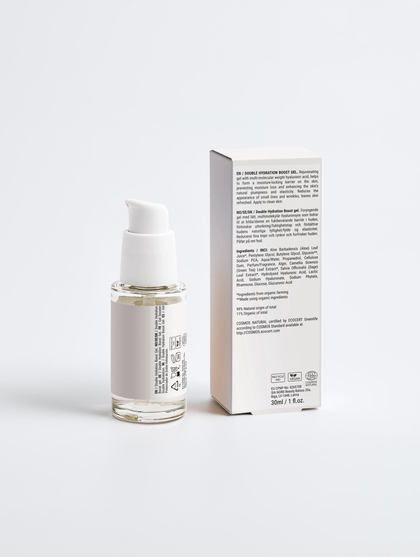 Le gel boostant double hydratation